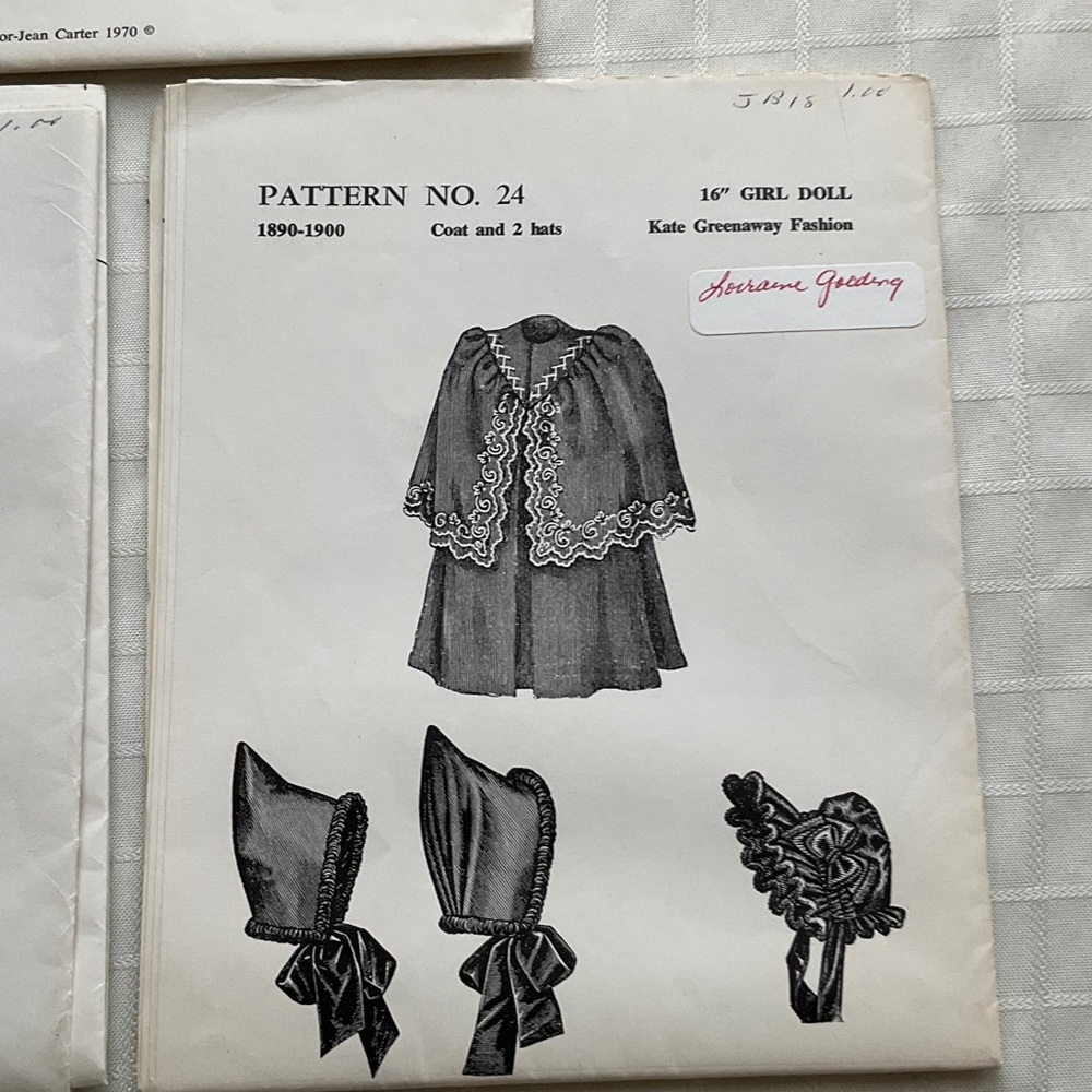 Vintage Doll Clothes Patterns - Picture 4 of 7